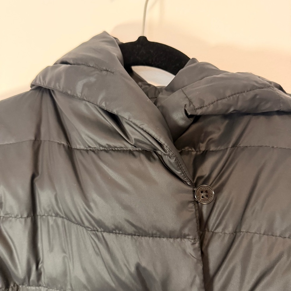 LAUREN Ralph Lauren Black Winter Down Puffer Coat with Hood Size L - Picture 3 of 8